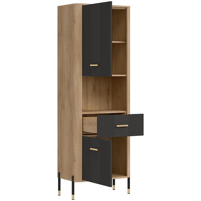 Regál Dante L/P Dt15 Dub Cremona/Antracit,6