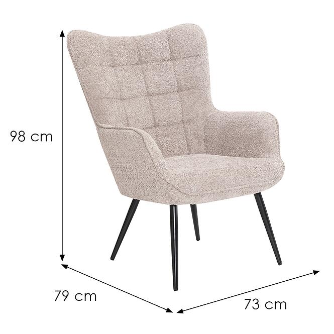 Kreslo Hannah 12522 Vinci 25
