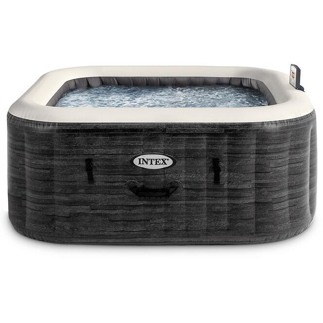 Vírivka SPA 1,75 x 1,75 x 0,71 cm štvorcová, sivá 28450NP