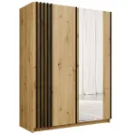 Skriňa Bayadero 10 III artisan/čierna lamely