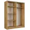 Skriňa Bayadero 10 III artisan/čierna lamely,3