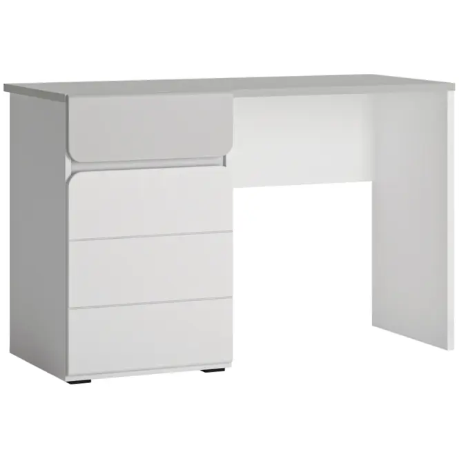Písací Stôl 1d1s Flexi Flxb01 Alpská Biela ​​/ Alpská Biela ​​Supermat/Billbergia Mdf