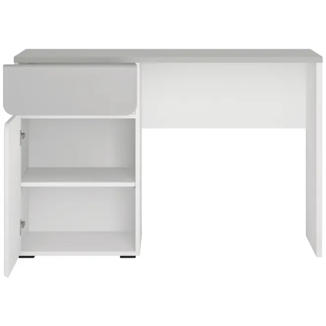 Písací Stôl 1d1s Flexi Flxb01 Alpská Biela ​​/ Alpská Biela ​​Supermat/Billbergia Mdf