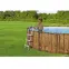 Bazén rámový s filtráciou 4,27 x 1,07 m drevený vzor BESTWAY 561JM,3
