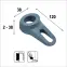 Dverový Klin TPE 120×38 mm Šedá,2