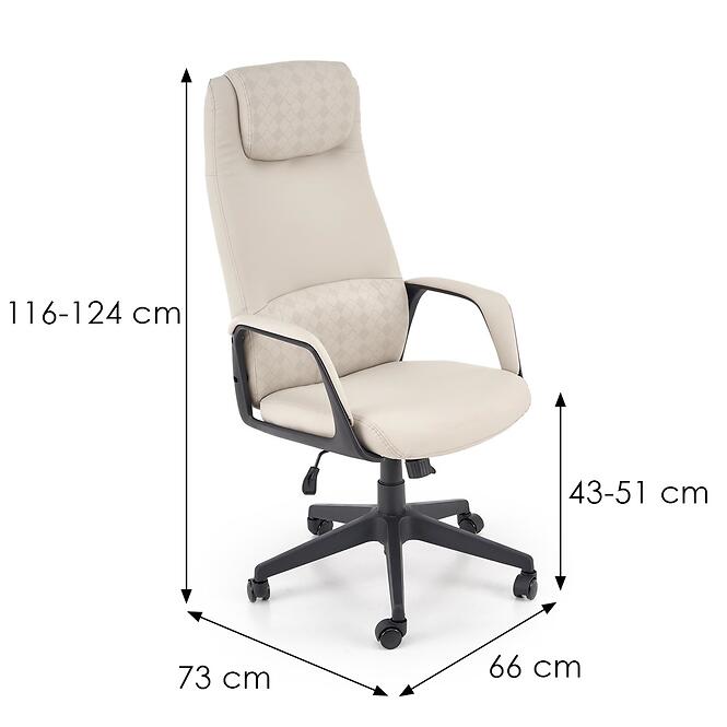 Otočná stolička Razor béžová,2