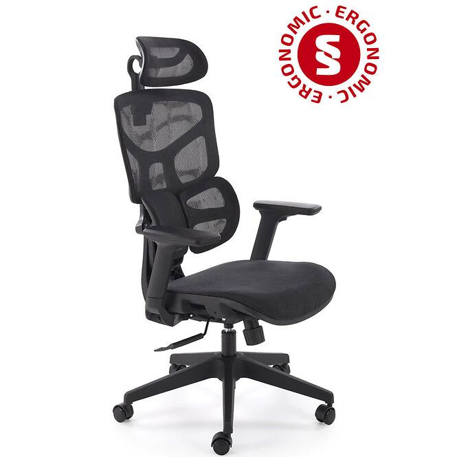 Otočná stolička Macar čierna