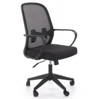 Otočná stolička Orcano čierna