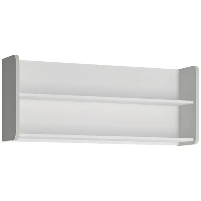 Polička Flexi Flxp02 Biela Alpin/Cool Grey