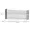 Polička Flexi Flxp02 Biela Alpin/Cool Grey,2