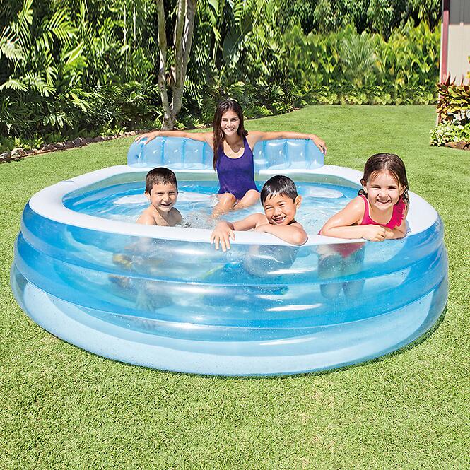 Nafukovací bazén Swim Center™ Family Lounge so sedadlom