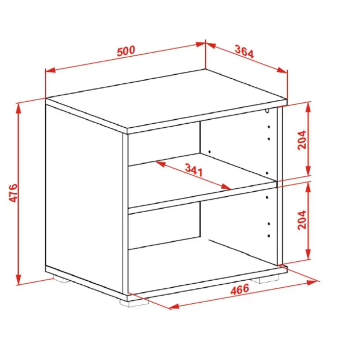 Skrinka na topánky Clif ST 50 artisan,3