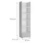 Regál 1s Flexi Flxr01 Biela ​​Alpin / Billbergia Mdf,2
