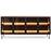 Komoda Lumi B 181 4d + Led Dub Dunin + Čierna