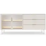 Komoda Lumi C 181 2d3s + Led Kašmír