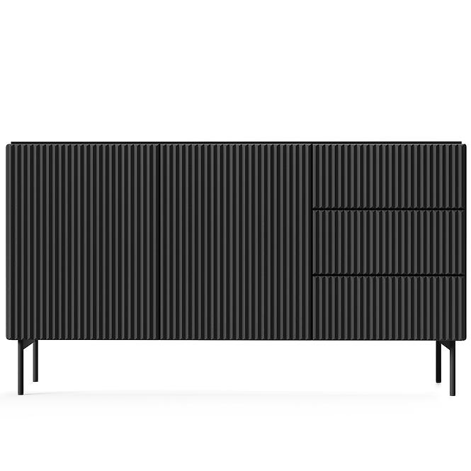 Komoda Muti D 147 2d3s Čierna