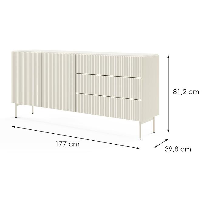 Komoda Muti C 177 2d3s Kašmír,2