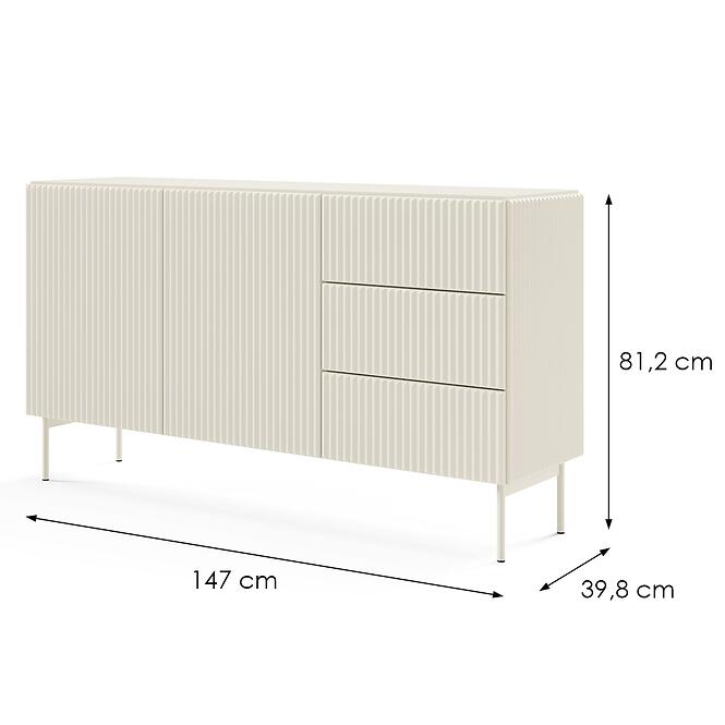 Komoda Muti D 147 2d3s Kašmír,2