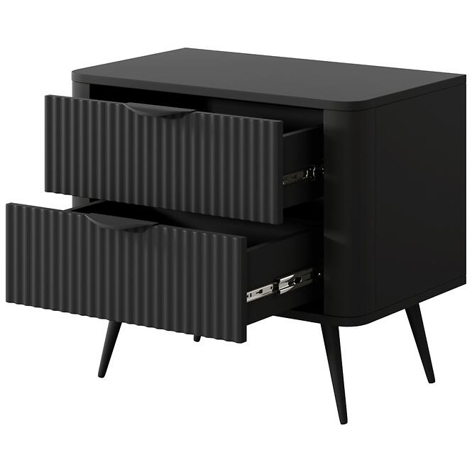 Nočný Stolík Lante  G 2s- 1kus Čierna