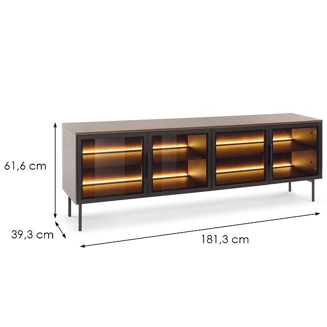 Rtv Lumi 181 4d + Led Dub Dunin + Čierna
