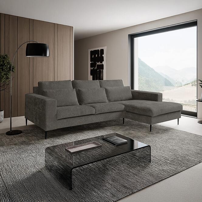 Rohová sedacia súprava Roma Mini Sereno 686 hnedá P,4