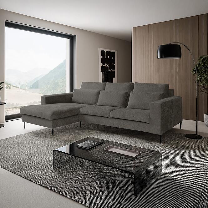 Rohová sedacia súprava Roma Mini Sereno 686 hnedá L,4