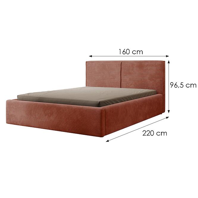 Posteľ Inez 140x200 Lincoln 52