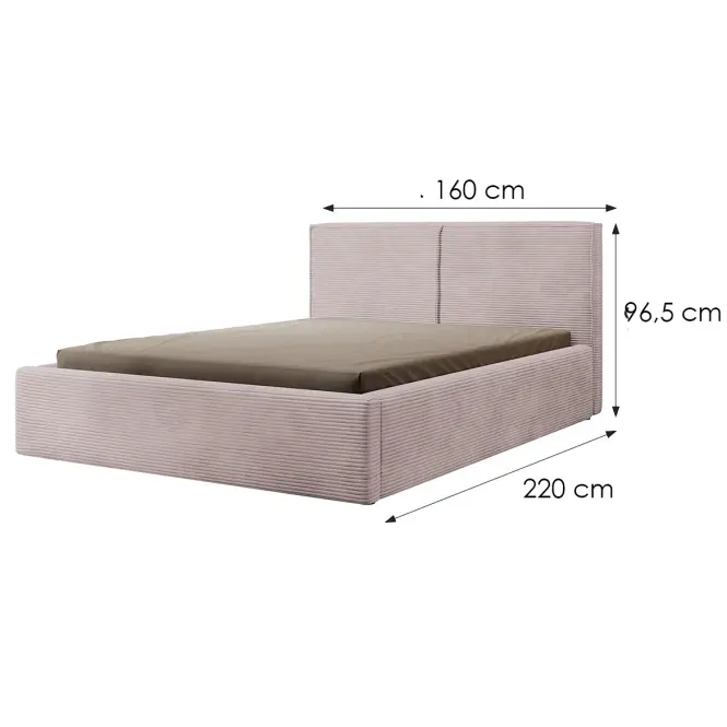 Posteľ Inez 140x200 Lincoln 61,4