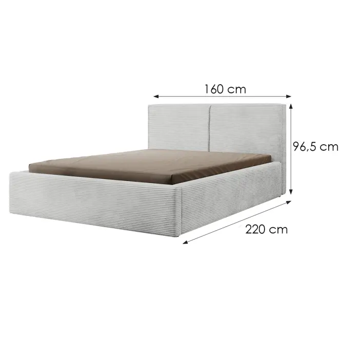 Posteľ Inez 140x200 Lincoln 86,4