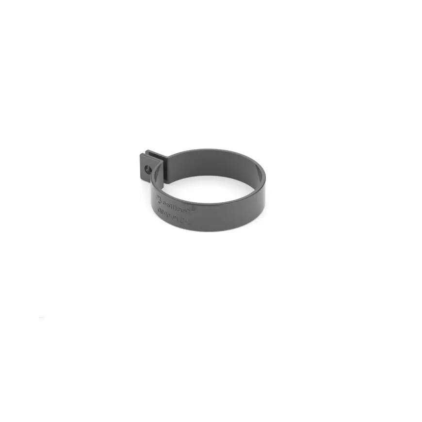 Kovová objímka na odkvapový zvod 63 mm grafit