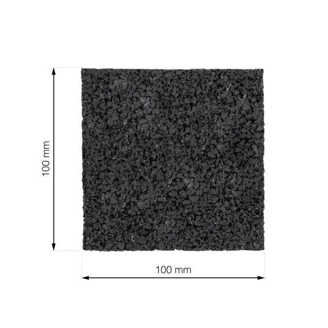 Samolepiaca antivibračná podložka 100x100x10 mm Tesa fólia,4