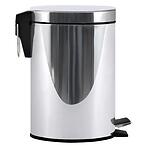 Kôš s pedálom 3 l strieborný