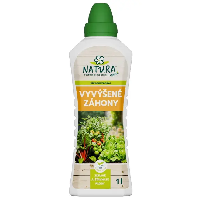 Prírodné kvapalné hnojivo na vyvýšené záhony Natura 1l