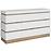 Komoda 3d1s Calabria Cork101 Dub Coast Evoke/Biela Alpin
