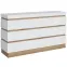 Komoda 3d1s Calabria Cork101 Dub Coast Evoke/Biela Alpin