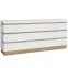 Komoda 4d2s Calabria Cork102 Dub Coast Evoke/Biela Alpin