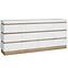 Komoda 4d2s Calabria Cork102 Dub Coast Evoke/Biela Alpin