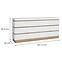Komoda 4d2s Calabria Cork102 Dub Coast Evoke/Biela Alpin,2