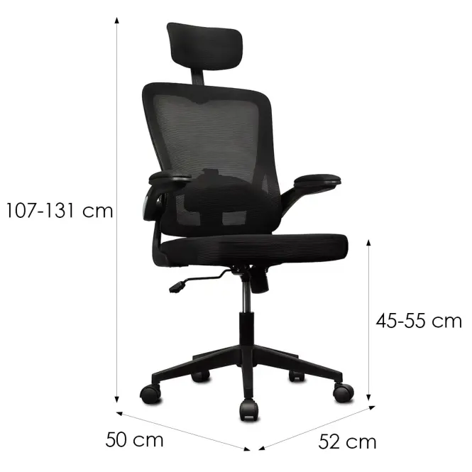 Kancelárske Kreslo Lvn System Ergo Lite Čierna Lv2115,2