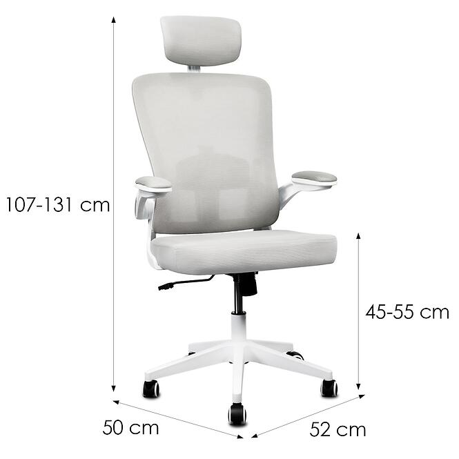 Kancelárske Kreslo Lvn System Ergo Lite Biely Lv2116