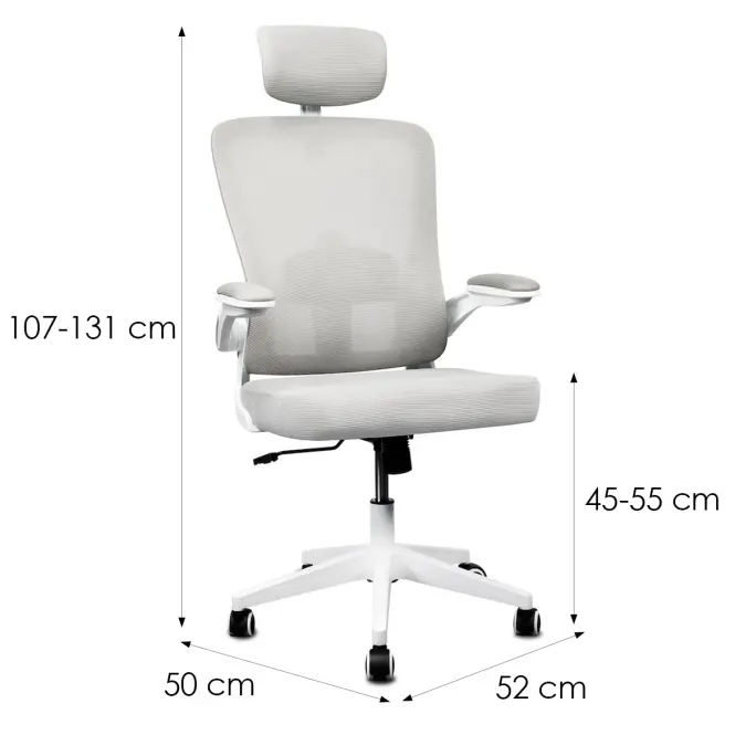 Kancelárske Kreslo Lvn System Ergo Lite Biely Lv2116,2