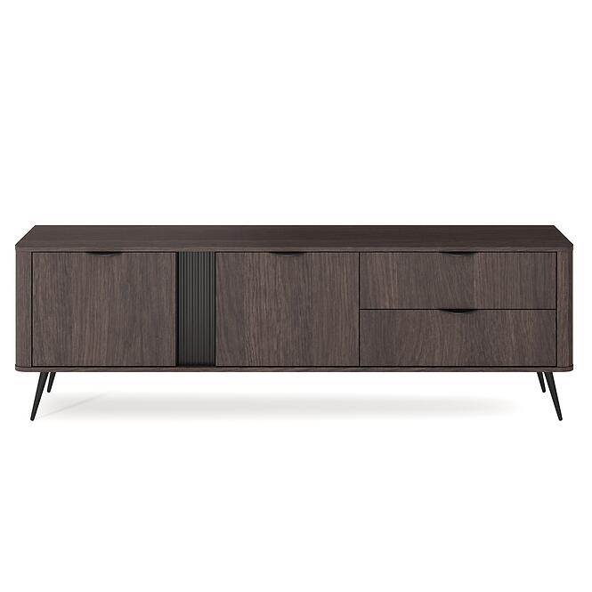 TV stolík Veris E 2d2s Dub Dunin + Čierna