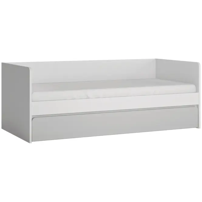 Posteľ 90 1s Flexi Flxz01 Biela ​​Mdf Doska Alpin/Billbergia