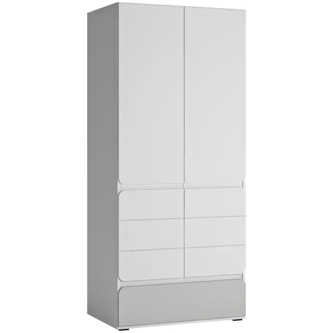Skriňa 2d1s Flexi Flxs02 Alpin White/Alpin White Supermat/Billbergia Mdf