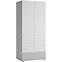 Skriňa 2d1s Flexi Flxs02 Alpin White/Alpin White Supermat/Billbergia Mdf