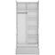 Skriňa 2d1s Flexi Flxs02 Alpin White/Alpin White Supermat/Billbergia Mdf,3