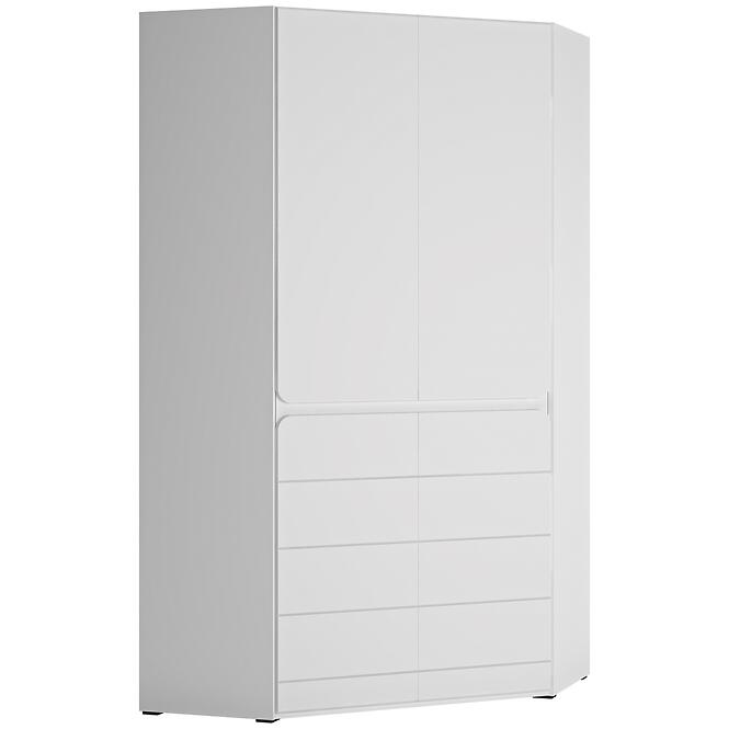 Skriňa Narożna 2d Flexi Flxs03  Mdf Alpin White/Alpin White Supermat