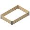 Vyvýšený záhon natural eco 120x80x19,5 cm