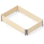 Vyvýšený záhon natural eco 120x80x19,5 cm