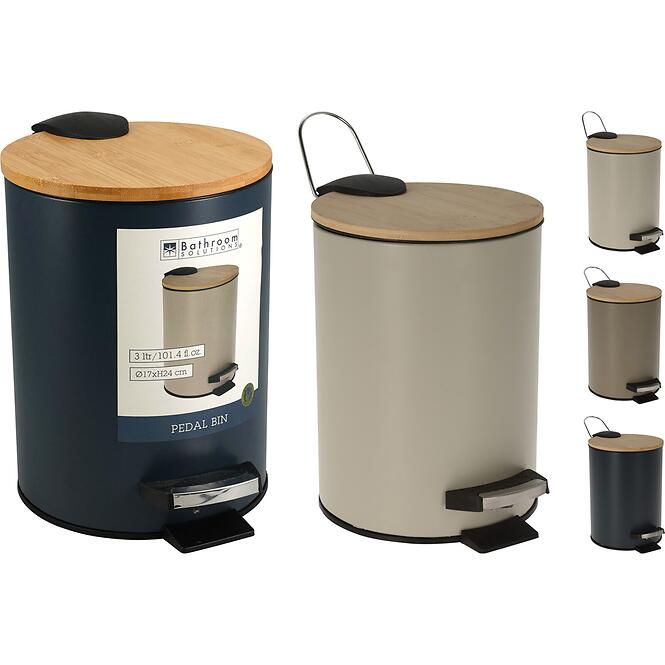 Odpadkový kôš 3 l s bambusovým vekom mix 170484210